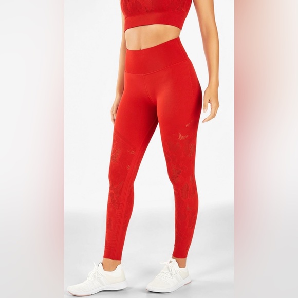 Fabletics Pants & Jumpsuits Brand New Fabletics Sculptknit Red